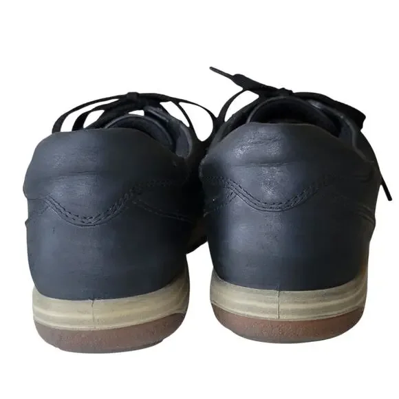 ECCO Soft 7 Black Leather Sneakers Women’s 8 (EU 39) Comfort Casual - Picture 5 of 9